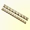 1 Yard Gold Stud Iron On Tape Trim 1/2 Inch Metallic Accent Strip